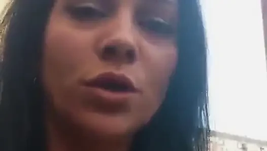 Shaving Pussy in Shop Toilet