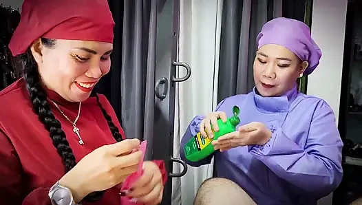 Extreme Sounding by 2 Asian Nurses