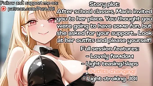 Marin Kitagawa organizes a beautiful fashion show for you (JOI)