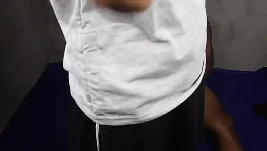 Desi hot 18 year old girl kissing and touching