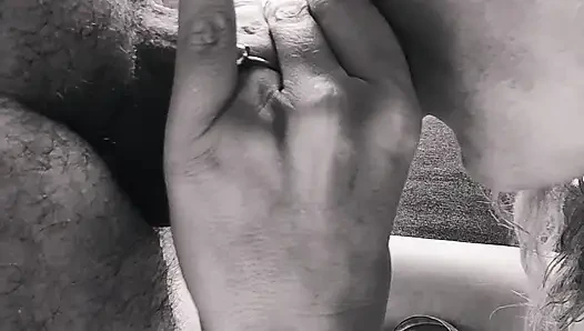 Beautiful girl sucking dick