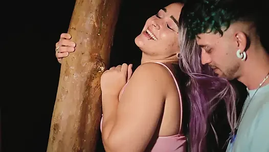 I Gave My Pussy to My Friend in the Party Garden