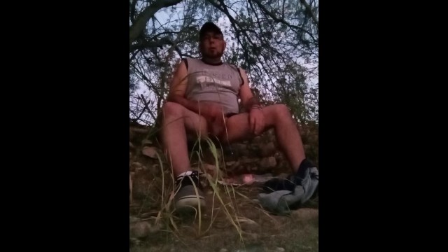 I play with my cock while the sun rises