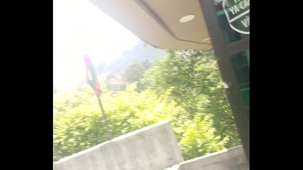 My neighbor on the bus