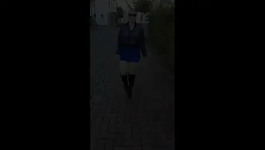 Frivolous Walk Ended with Blowjob