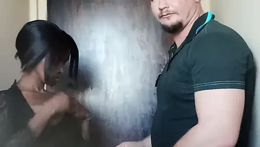 Pussy Licking, Blowjob & Standing Doggystyle Fuck