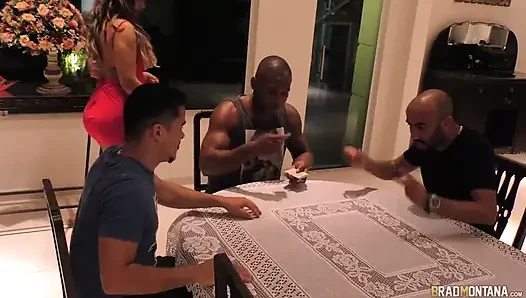 Cuckold Releases Wife to Two Friends