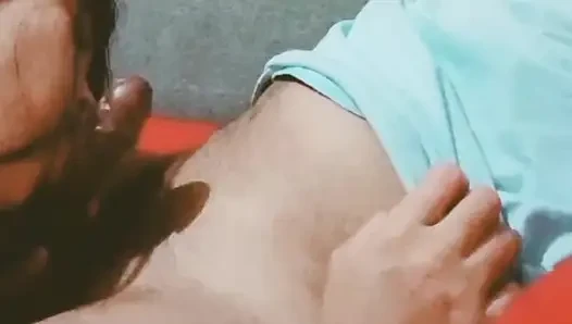 Mutual oral stimulation of intimate parts