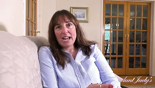 Auntjudys - Your Busty Landlady Ruby Cattrall Sucks Your Cock