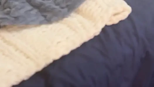Blonde MILF sucks dick a little to well