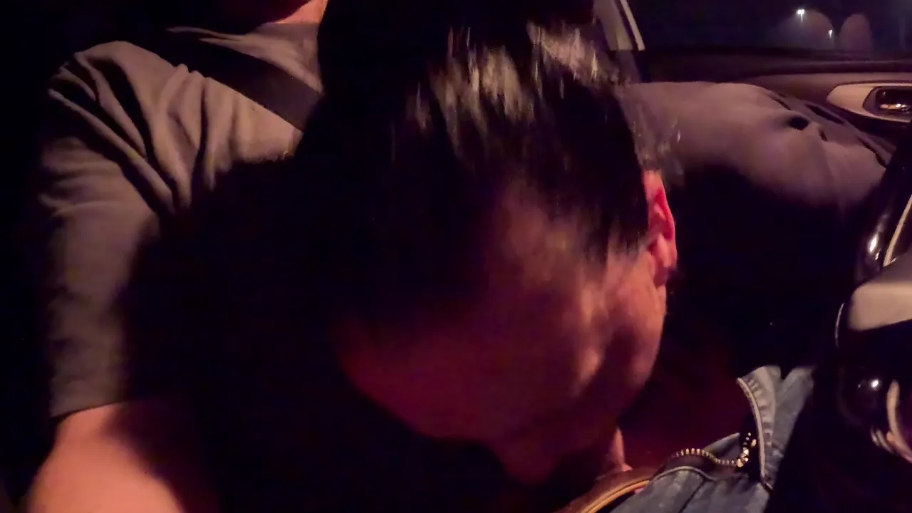 Getting take away after the new years party and fingering my girl in the drive through then getting my dick sucked on the way home before sex