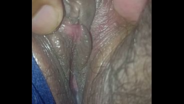 Fondling my fat, hairy mother-in-law's pussy
