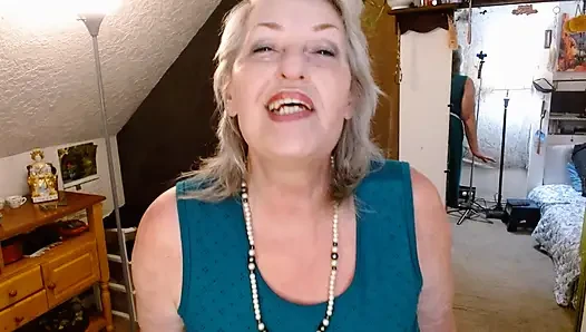 1431 Cummy Red G String for Peter from Thick and Sexy Mature DawnSkye1962