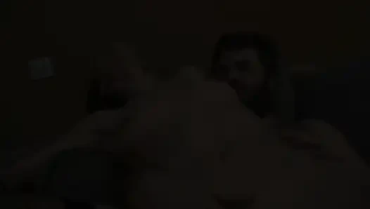 Hairy Brunette Fucked by Husband Abd Friend