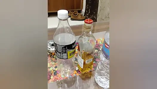 Husband & Wife hired a girl in a hotel