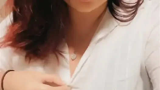 Watch Me Strip and Please Myself for You Watch as I Show You My Tits in My New Bra