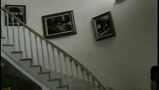 Horny MILFs Turn Staircase Into Passionate Playground