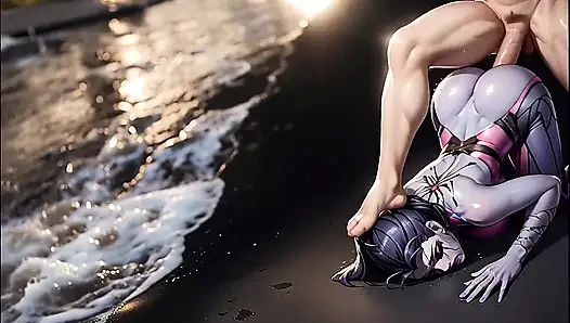 Cosplay Babe Gets a Fucked by a Huge Cock in Her Ass