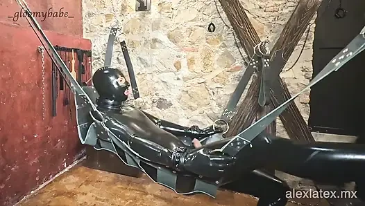 Dungeon Swing Pleasure T1, Gloomy's Sensual Foreplay - Alex Latex