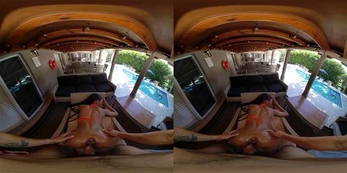 Wild & Wet Pool Encounter with Katana Black ft. Leo Valentino by RealJamVR
