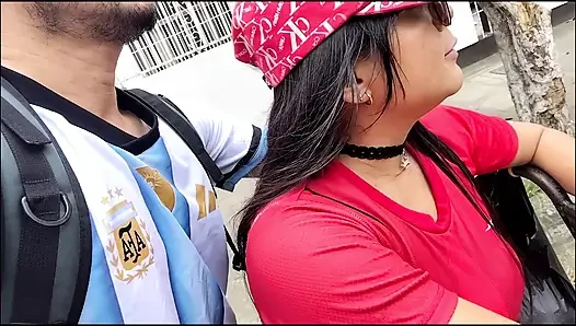 A busty woman was wandering the streets of India, I invited her home and had delicious sex