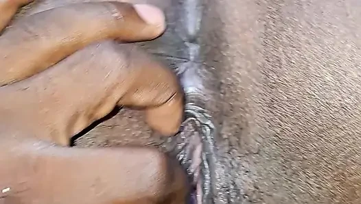 A fresh pussy takes my big dick on the sofa