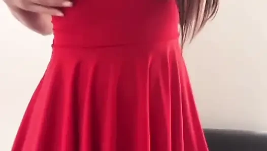 My neighbor fucks her pussy while her husband is working