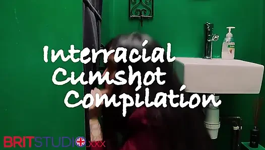 Interracial Cumshot Compilation