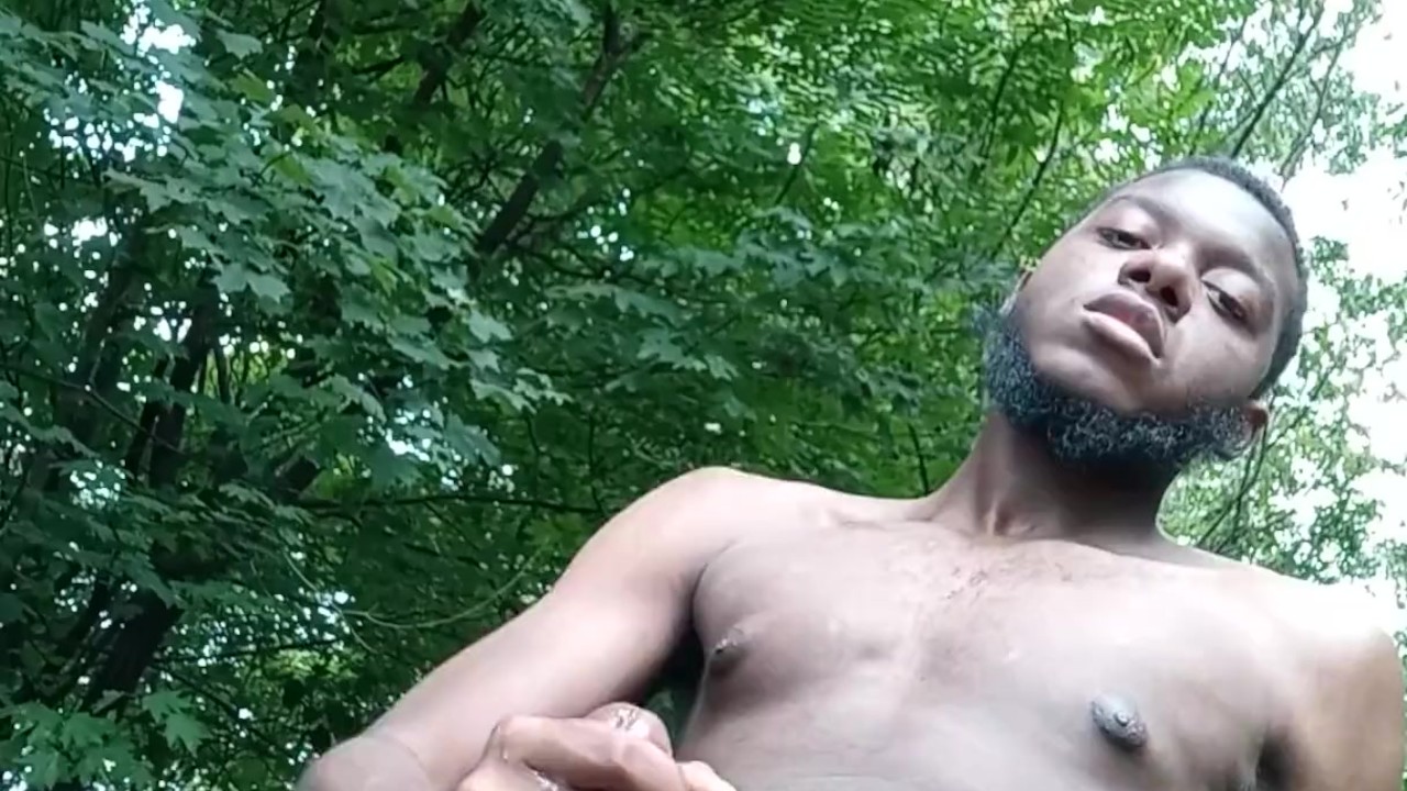 Masturbating outdoors