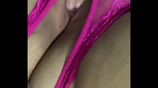 Curvy Latina touching herself in fuchsia panties - Wet clitoris and masturbating in front of you