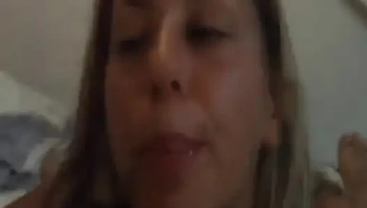 Chubby blonde MILF loves anal sex!