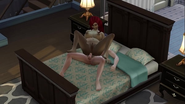 SIMS 4 - MATURE CHUBBY RED HEAD GETS ANAL FUCKED