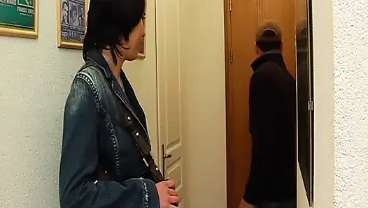 Naughty French Maid Got Pounded in Bathroom