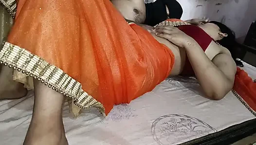 A married woman is on her husband and her young lover; She had sex with him (Hindi Audio)