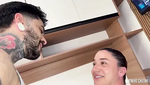 The White Girl with the Big Ass Fucked with Such Passion Until She Squirted