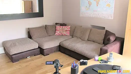Fake Agent UK - Blonde Star Turns Heads with Versatile Double Dipping Performance in Casting