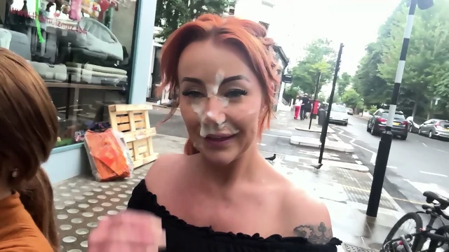 Cum On Face In Public Compilation