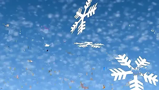 Christmas beauty in foot fetish video