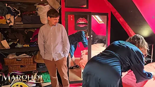 Naughty Alarm Clock - My Lover Fucks Me in the Guest Room While My Husband Films