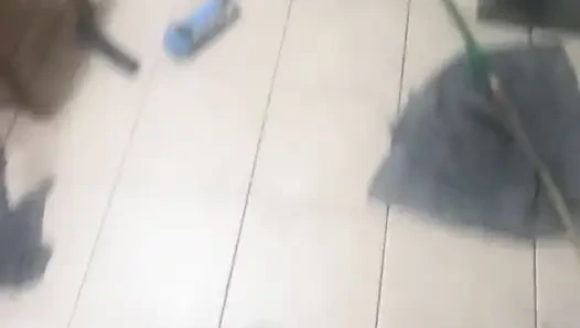 Maid Fucked in the Kitchen (my Wife Almost Found Us Out)
