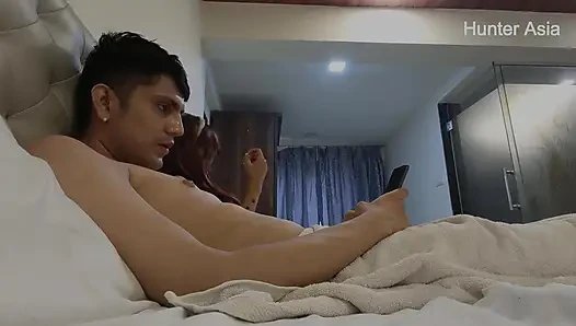 Girlfriend Helps Her Boyfriend Relax After a Long Day