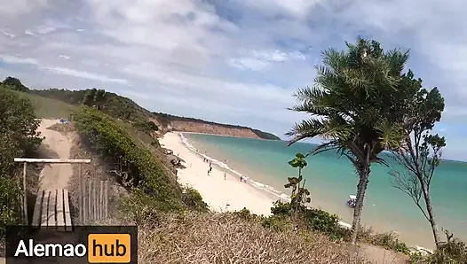 Wild Sex in with Dreadhot on the Most Paradisiacal Beach in Brazil