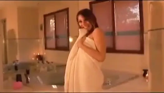 She Is a Cute French Babe Who Likes to Cum in Bathroom