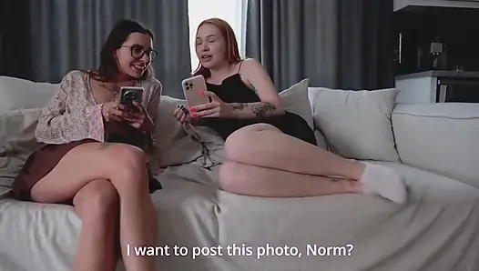 Friends Ordered Pizza, for Sex with a Courier!