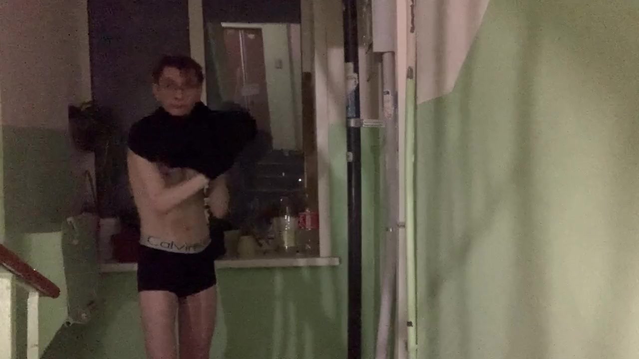 Strip naked and ride the elevator