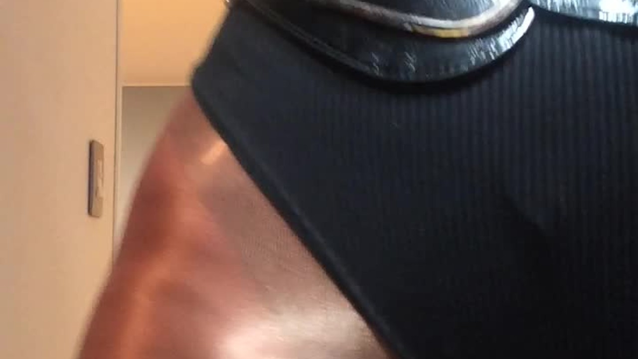 Orgasm Series 1 (female mask, pantyhose, mask, feminization, crossdress, trans, fetish, heels)