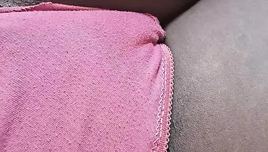 Desi fat pussy swallowing dirty old panties looks fun and amazing