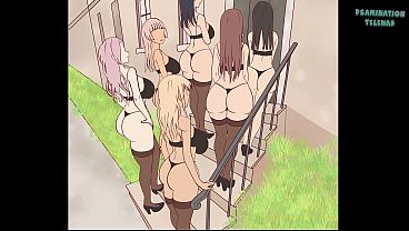 TEASER. 6 girls fucked a guy gangbang.(Hentai 2025 )