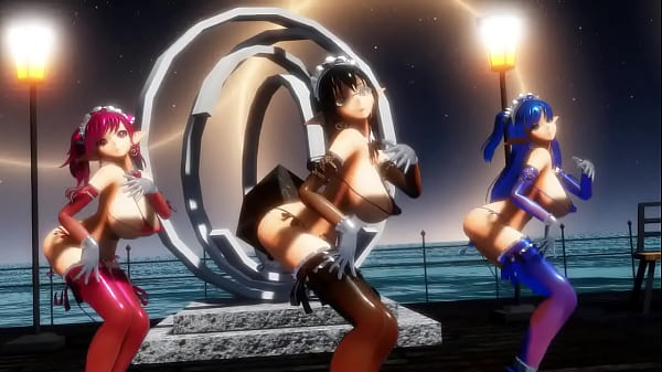 MMD Elf Maid and Friends Dance Like A Bitch