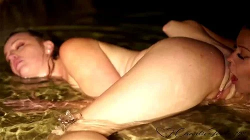 Charlie Forde Explores Lesbian Fun With Elly Clutch Inside The Pool: Licking, Big Tits & Hardcore Porn
